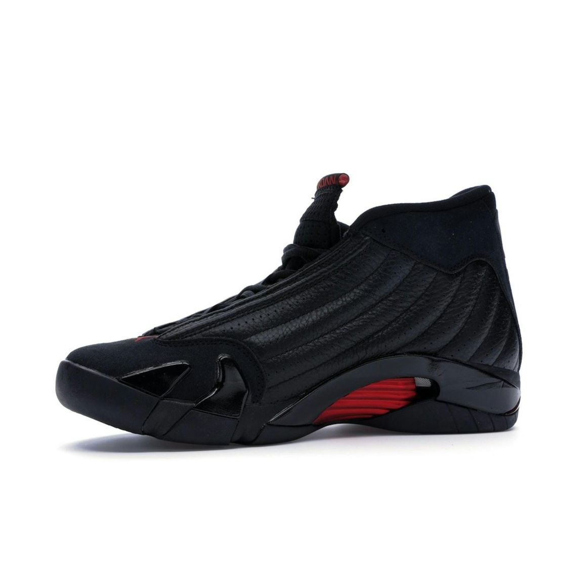 Jordan 14 Retro Last Shot 2018 Black Varsity Red Sneakers 487471-003