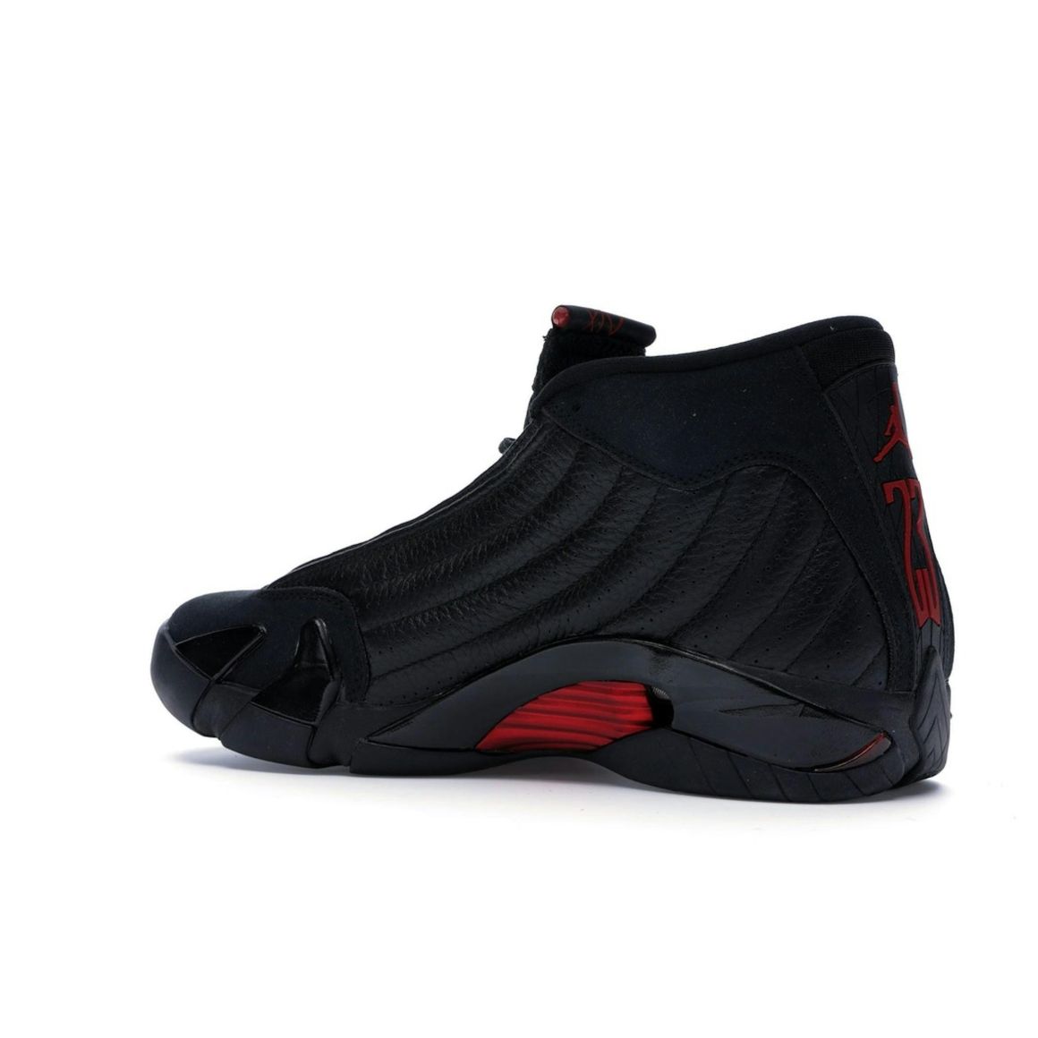 Jordan 14 Retro Last Shot 2018 Black Varsity Red Sneakers 487471-003