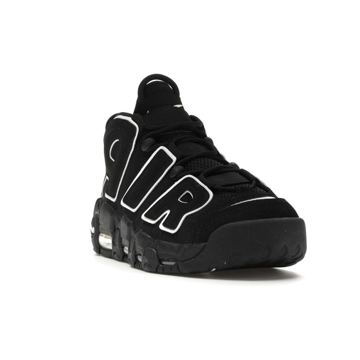 Air More Uptempo Black White 414962-002 Sneakers
