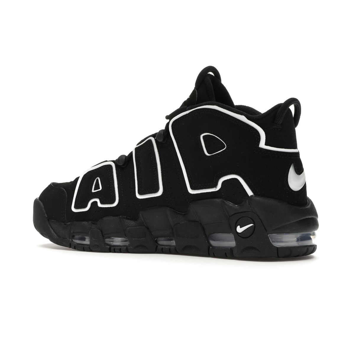 Air More Uptempo Black White 414962-002 Sneakers
