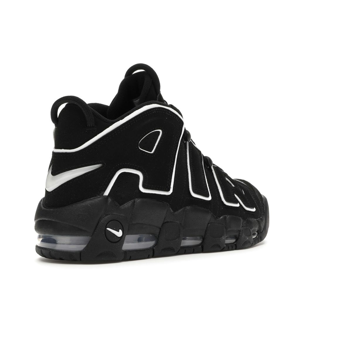 Air More Uptempo Black White 414962-002 Sneakers