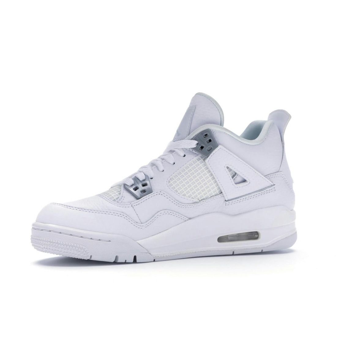 Jordan 4 Retro Pure Money (2017) GS White Silver 408452-100