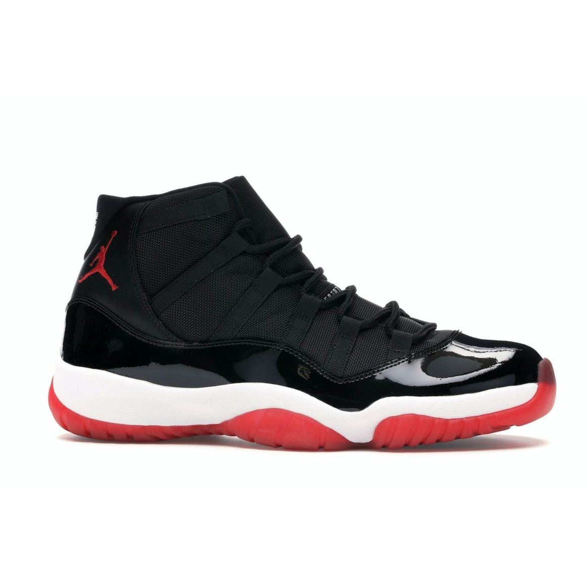 Jordan 11 Retro Playoffs Bred (2012) Black Varsity Red