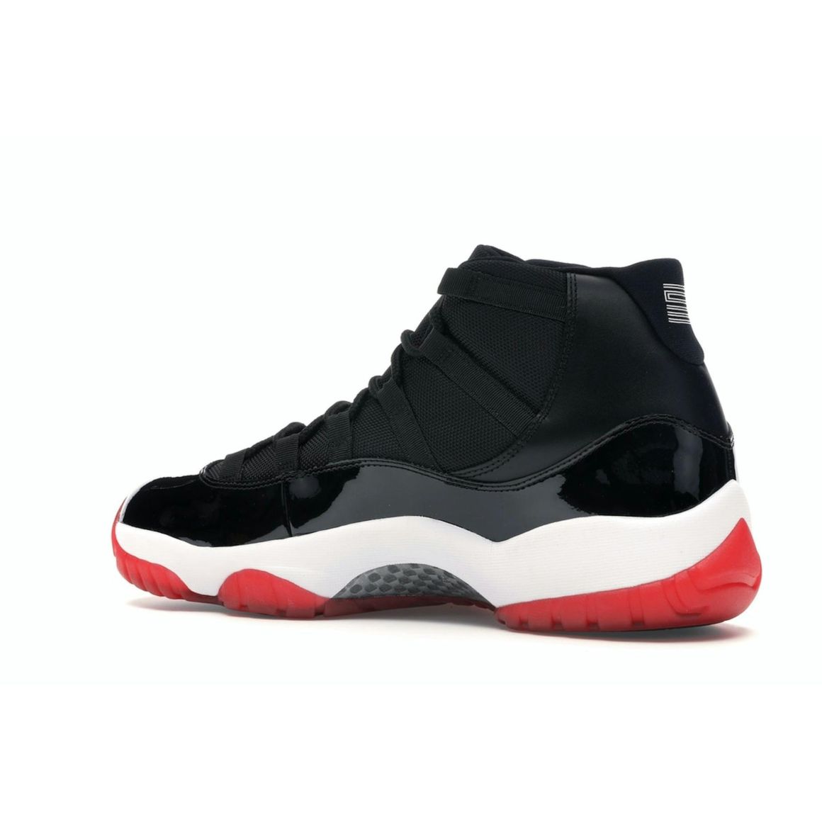 Jordan 11 Retro Playoffs Bred (2012) Black Varsity Red