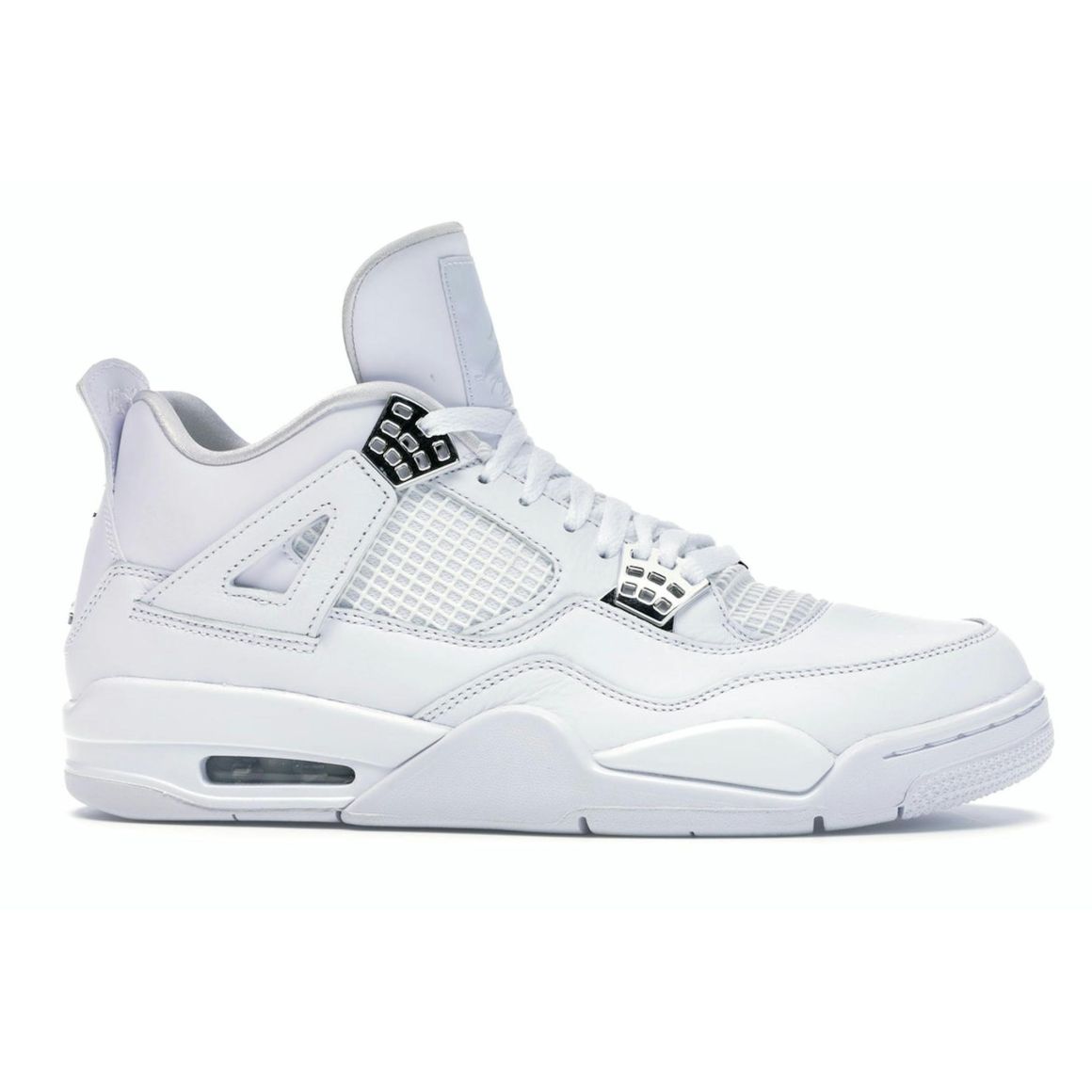 Jordan 4 Retro Pure Money (2017) White Silver 308497-100
