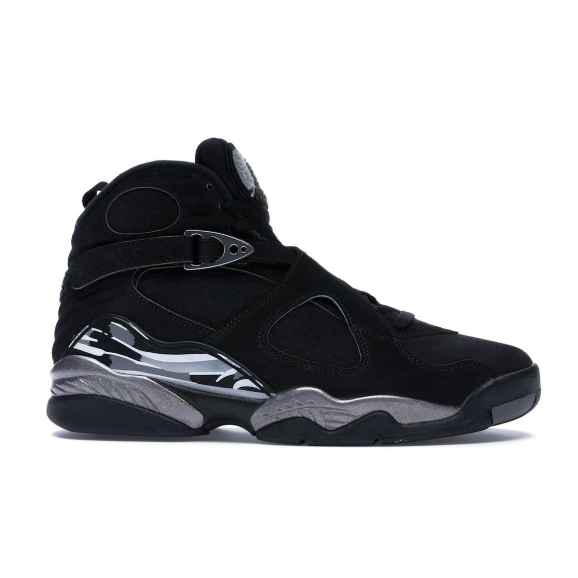 Jordan 8 Retro Chrome 2015 Black White Graphite Sneakers 305381-003