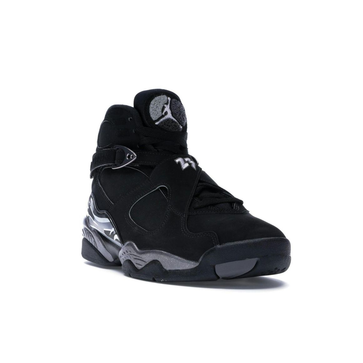 Jordan 8 Retro Chrome 2015 Black White Graphite Sneakers 305381-003