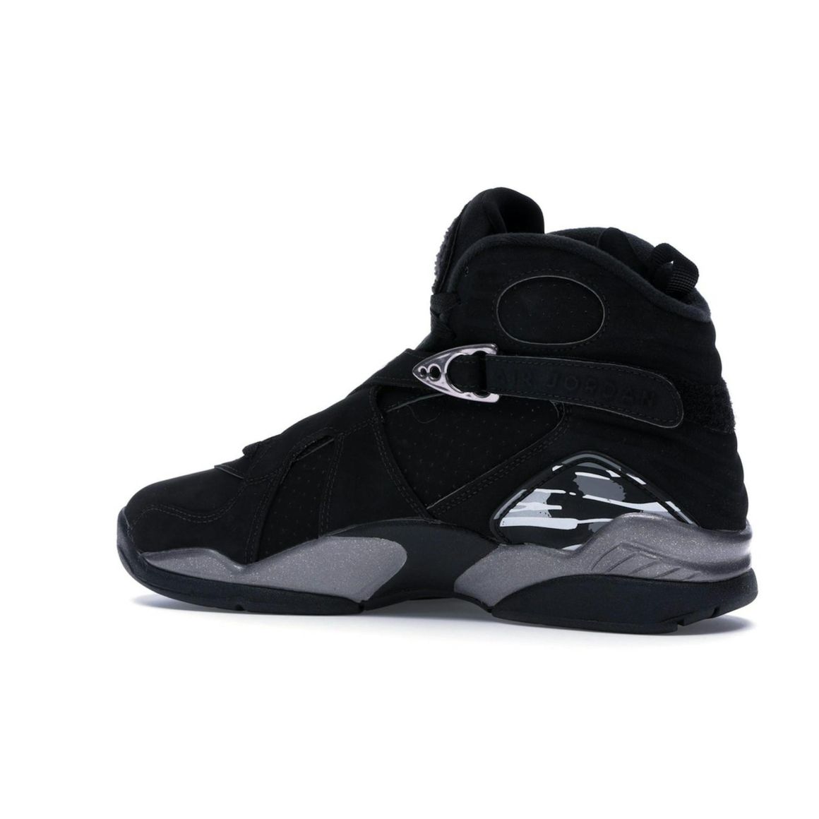Jordan 8 Retro Chrome 2015 Black White Graphite Sneakers 305381-003