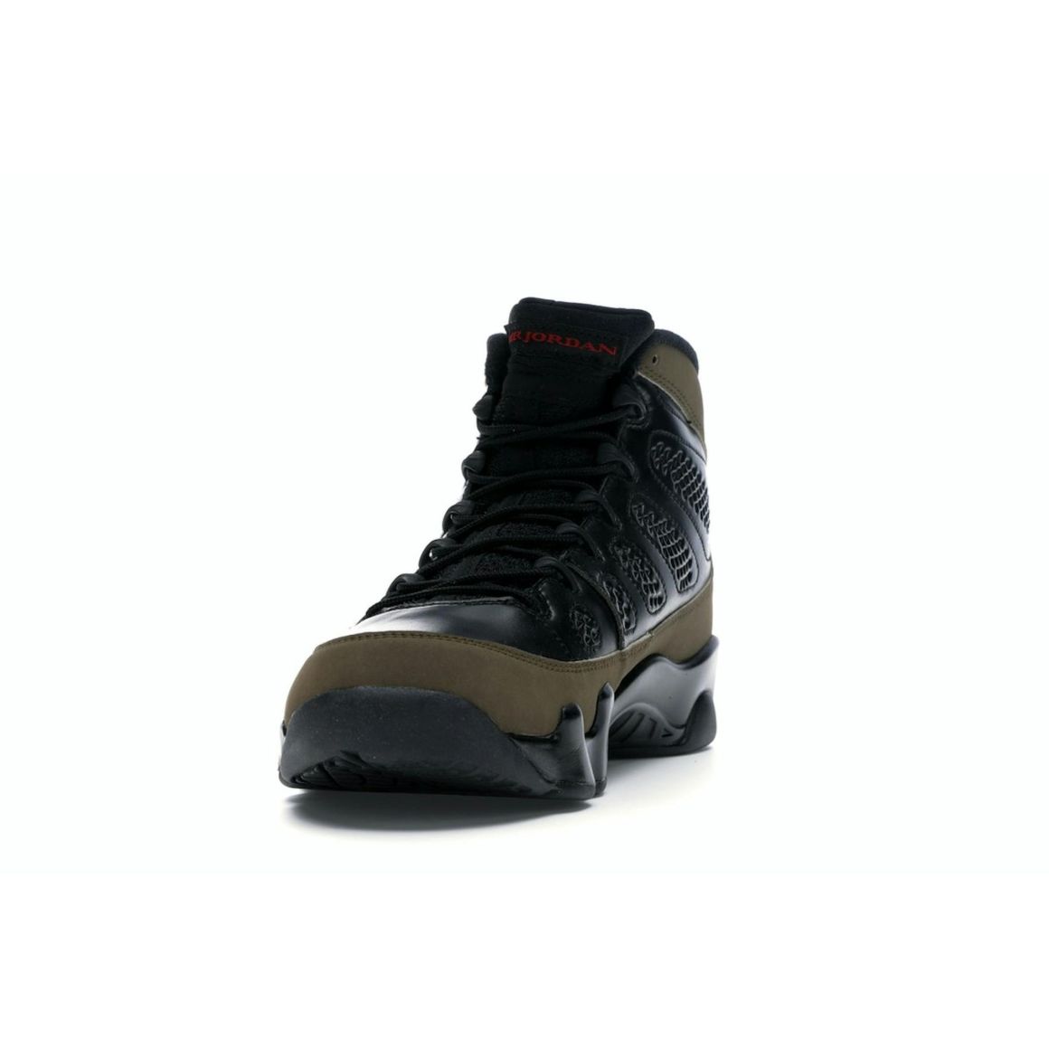 Jordan 9 Retro Olive 2012 Black Light Olive Varsity Red 302370-020