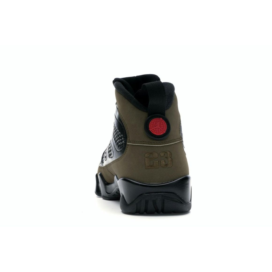 Jordan 9 Retro Olive 2012 Black Light Olive Varsity Red 302370-020