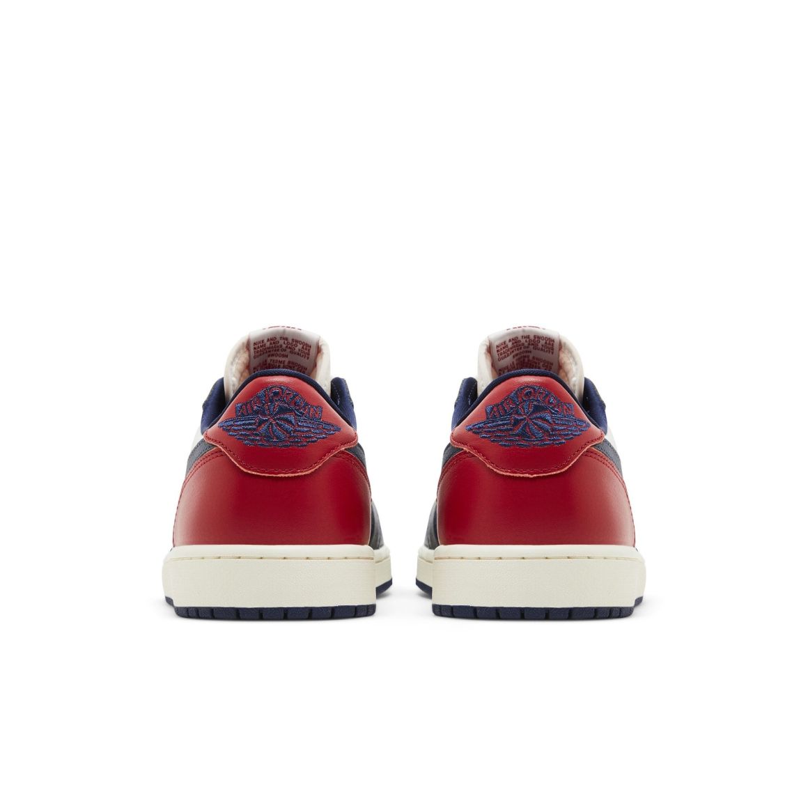 Jordan 1 Retro Low OG Howard University Sneakers – HQ2993-100 – White/Gym Red