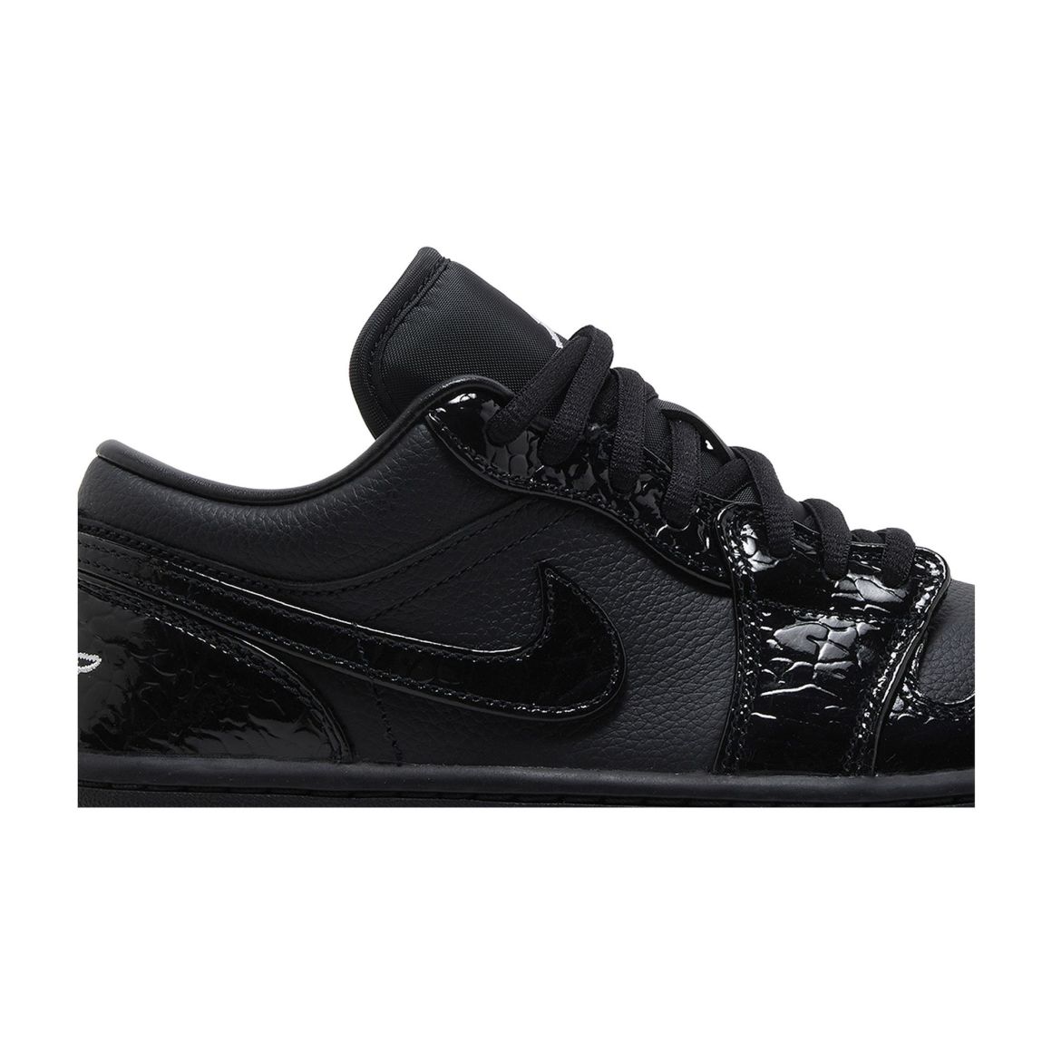 Jordan 1 Low SE Women’s Patent Elephant Black Sneakers – HJ7743-010