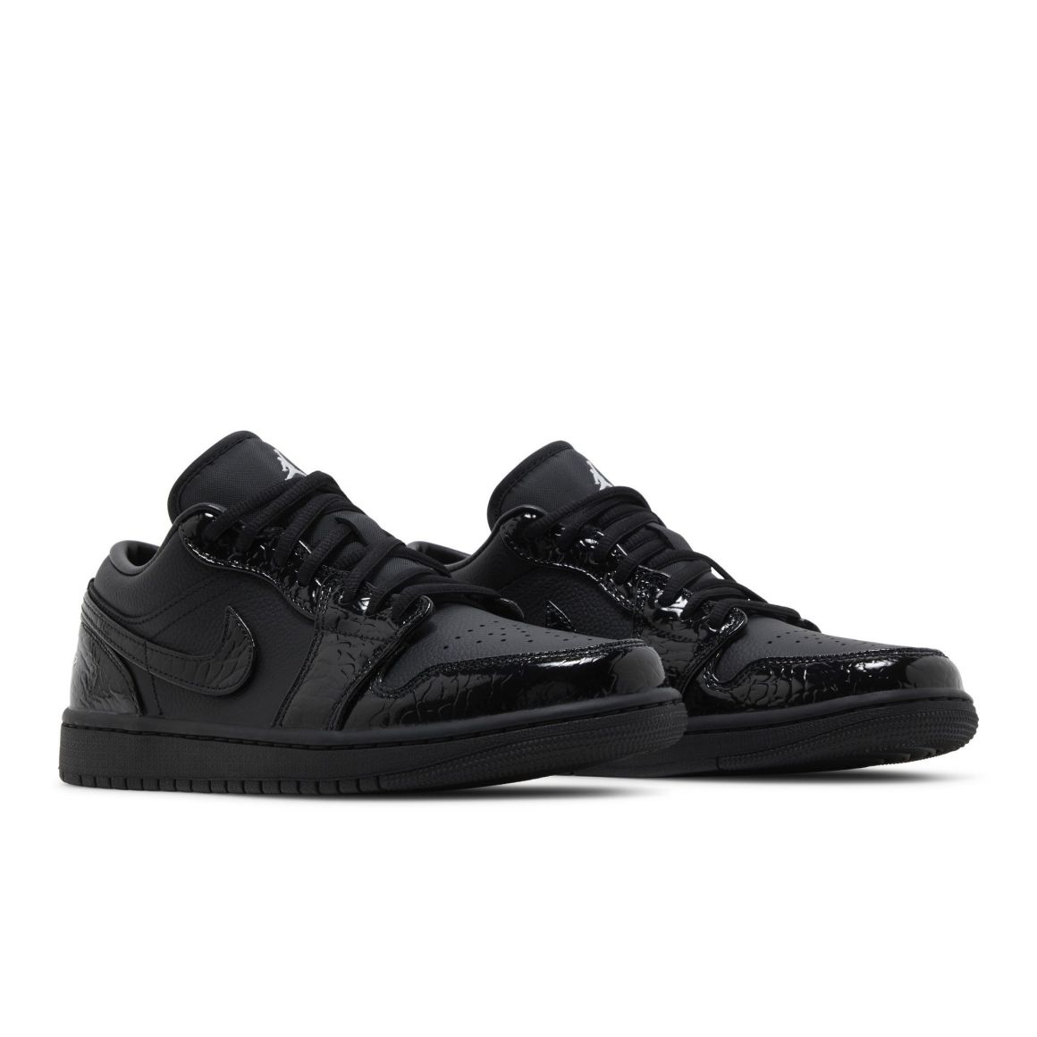 Jordan 1 Low SE Women’s Patent Elephant Black Sneakers – HJ7743-010