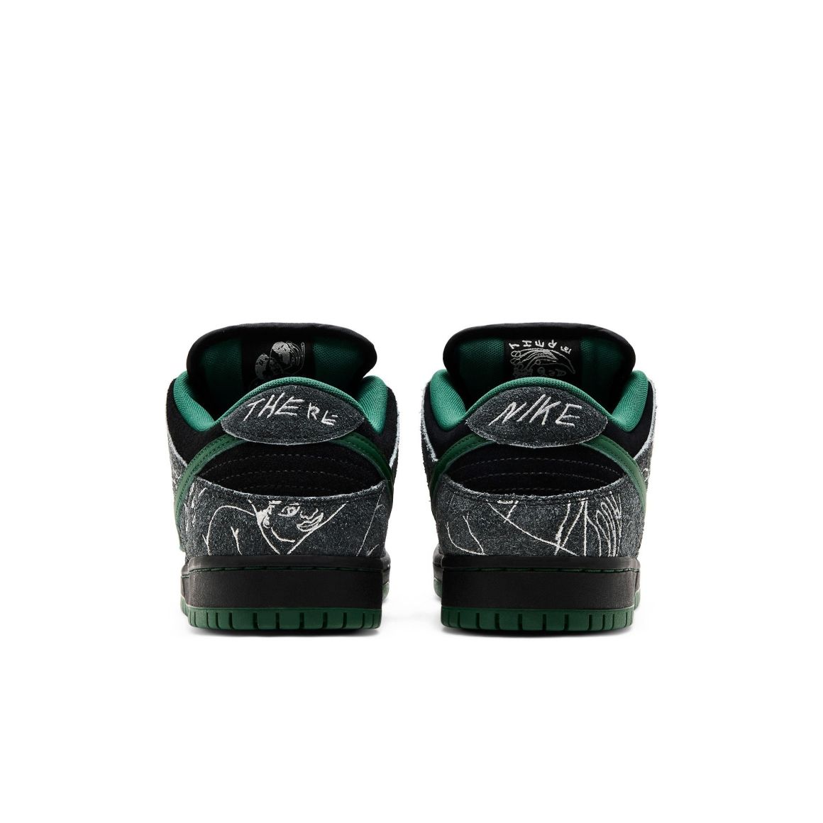 SB Dunk Low There Skateboards – Black/Gorge Green/Summit White – HF7743-001