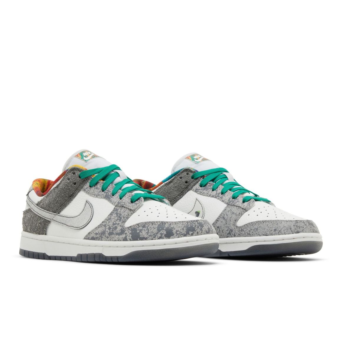 Dunk Low Retro Premium Philly Sneakers – HF4840-068 – White/Grey/Kelly Green
