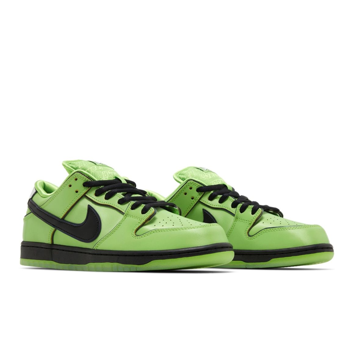 SB Dunk Low The Powerpuff Girls Buttercup – FZ8319-300 – Mean Green/Black/Lotus Pink