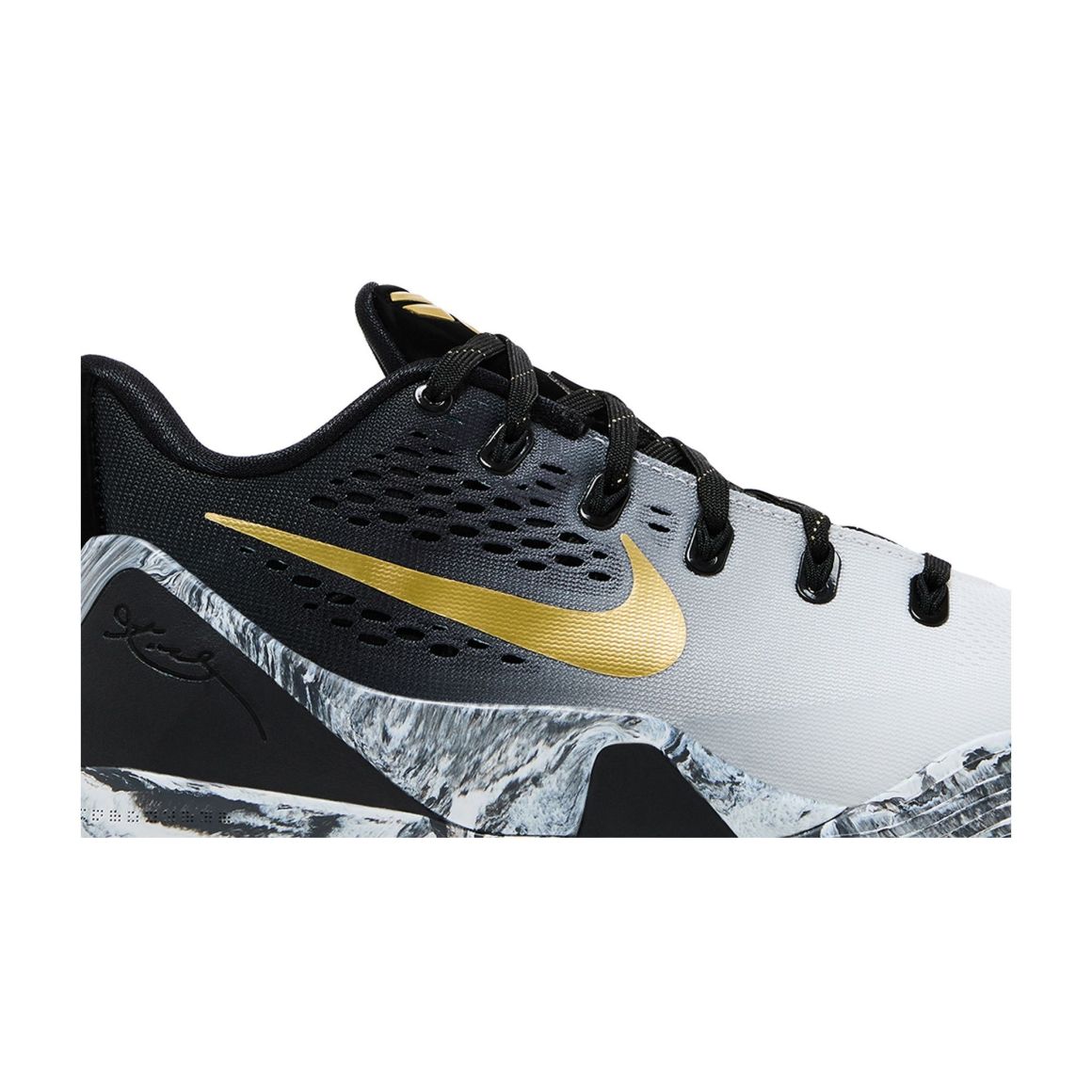 Kobe 9 EM Low Protro Mambacita Sneakers – FZ7333-002 – Black/Metallic Gold/Black