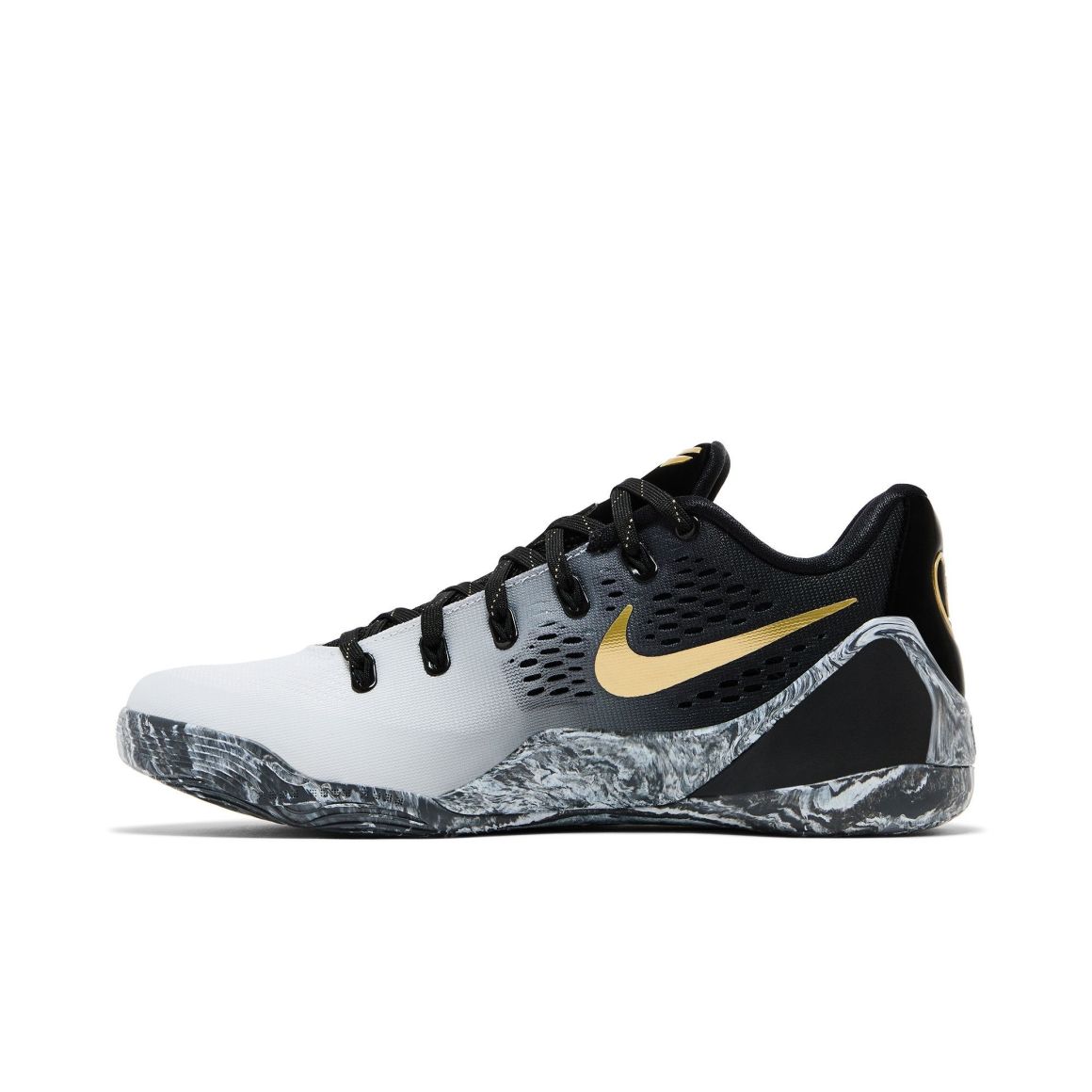 Kobe 9 EM Low Protro Mambacita Sneakers – FZ7333-002 – Black/Metallic Gold/Black
