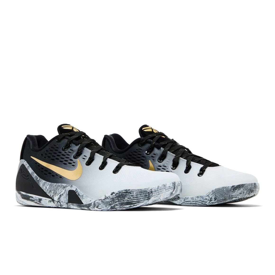 Kobe 9 EM Low Protro Mambacita Sneakers – FZ7333-002 – Black/Metallic Gold/Black