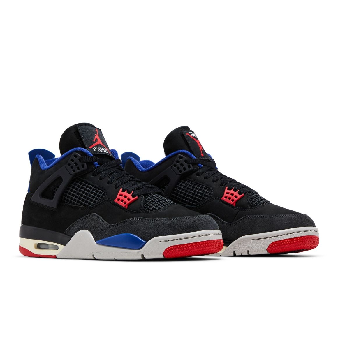 Jordan 4 Retro Rare Air Sneakers – FV5029-003 – Black/Fire Red