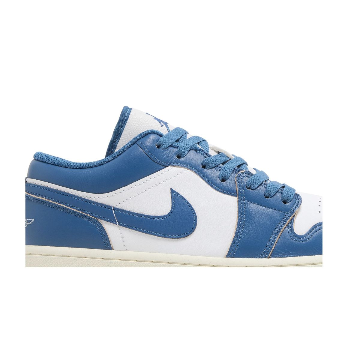 Jordan 1 Low Industrial Blue Sneakers – FN5214-141 – White/Sail/Industrial Blue
