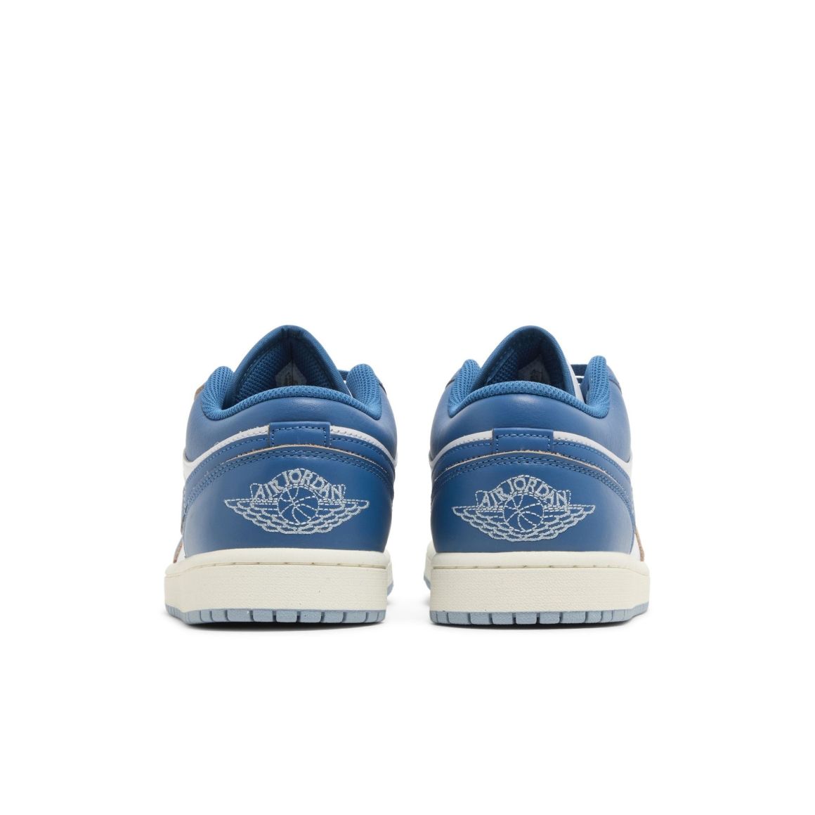 Jordan 1 Low Industrial Blue Sneakers – FN5214-141 – White/Sail/Industrial Blue
