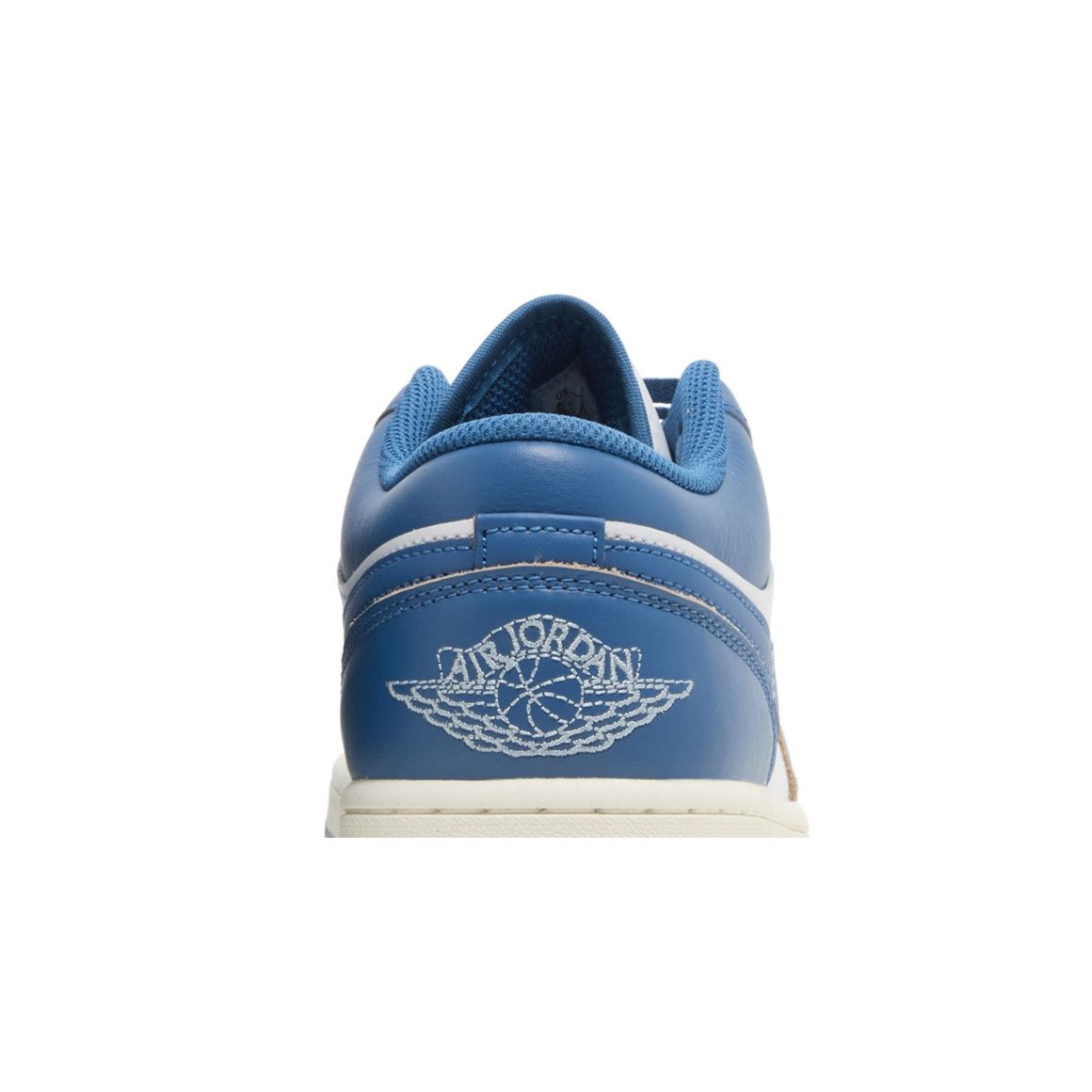 Jordan 1 Low Industrial Blue Sneakers – FN5214-141 – White/Sail/Industrial Blue