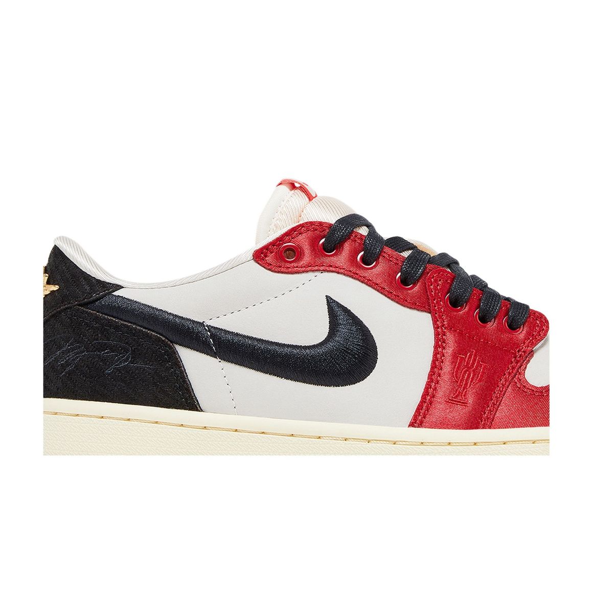 Air Jordan 1 Retro Low OG Trophy Room Rookie Card Away – FN0432-100 – Sail/Black/Varsity Red/Muslin