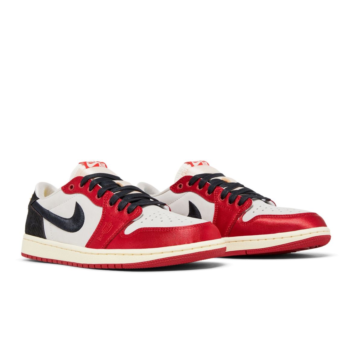 Air Jordan 1 Retro Low OG Trophy Room Rookie Card Away – FN0432-100 – Sail/Black/Varsity Red/Muslin