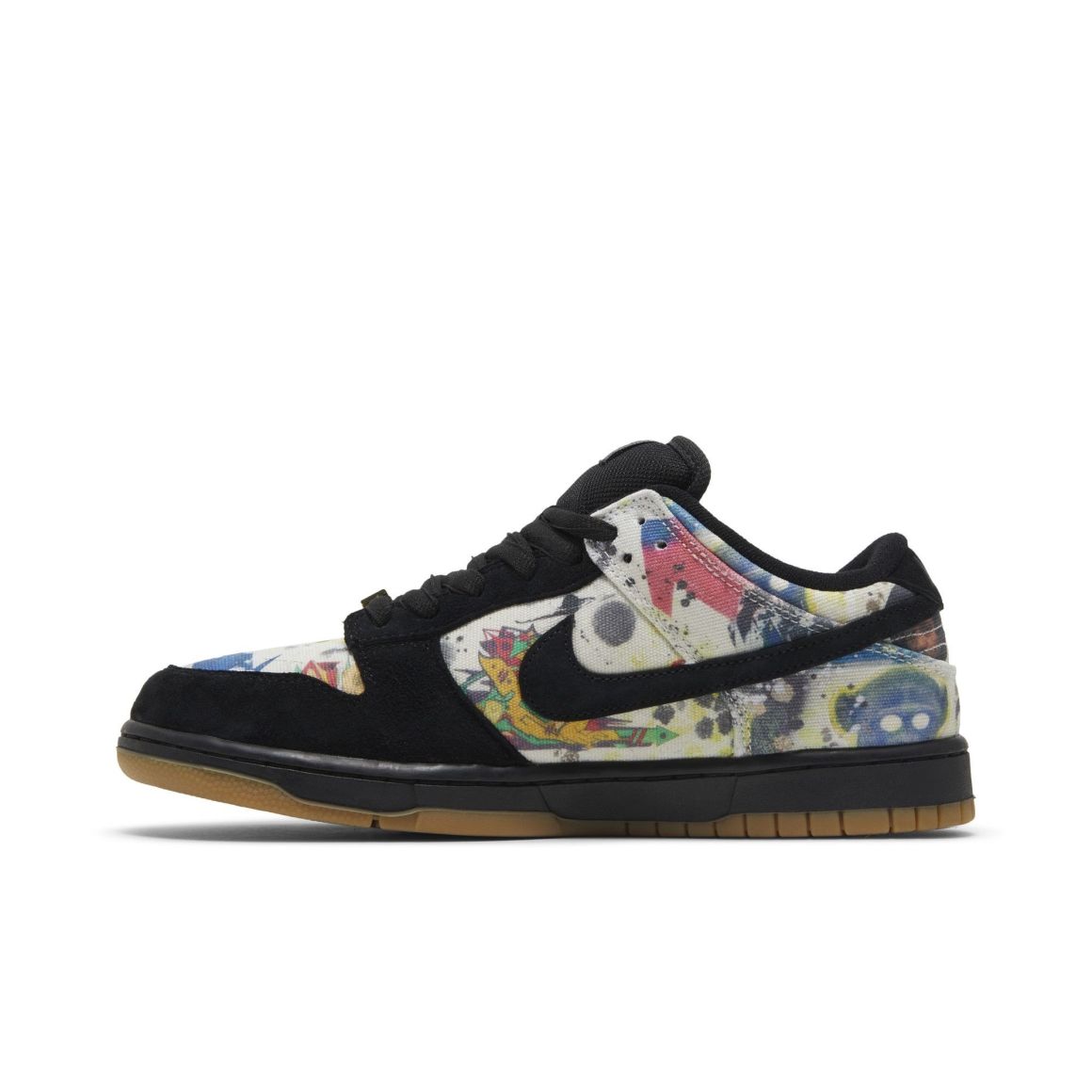 SB Dunk Low Supreme Rammellzee – FD8778-001 – Black/Black-Multi-Colour