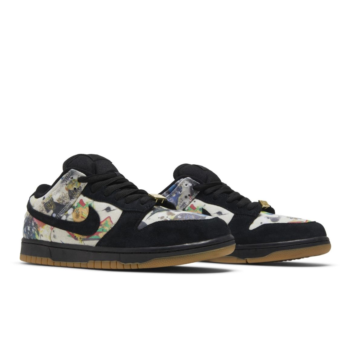 SB Dunk Low Supreme Rammellzee – FD8778-001 – Black/Black-Multi-Colour