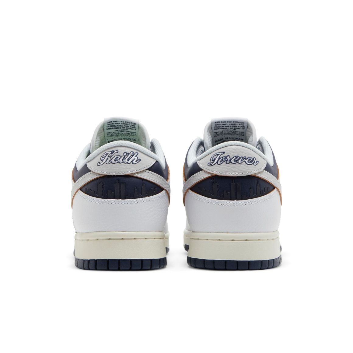 SB Dunk Low HUF New York City Sneakers – FD8775-100 – White/Navy Blue
