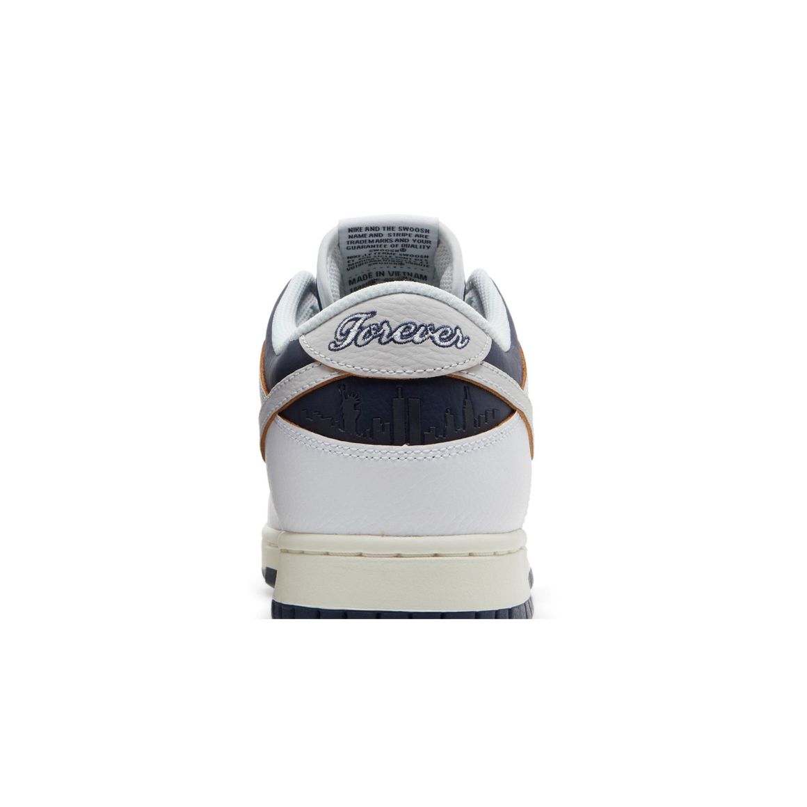 SB Dunk Low HUF New York City Sneakers – FD8775-100 – White/Navy Blue