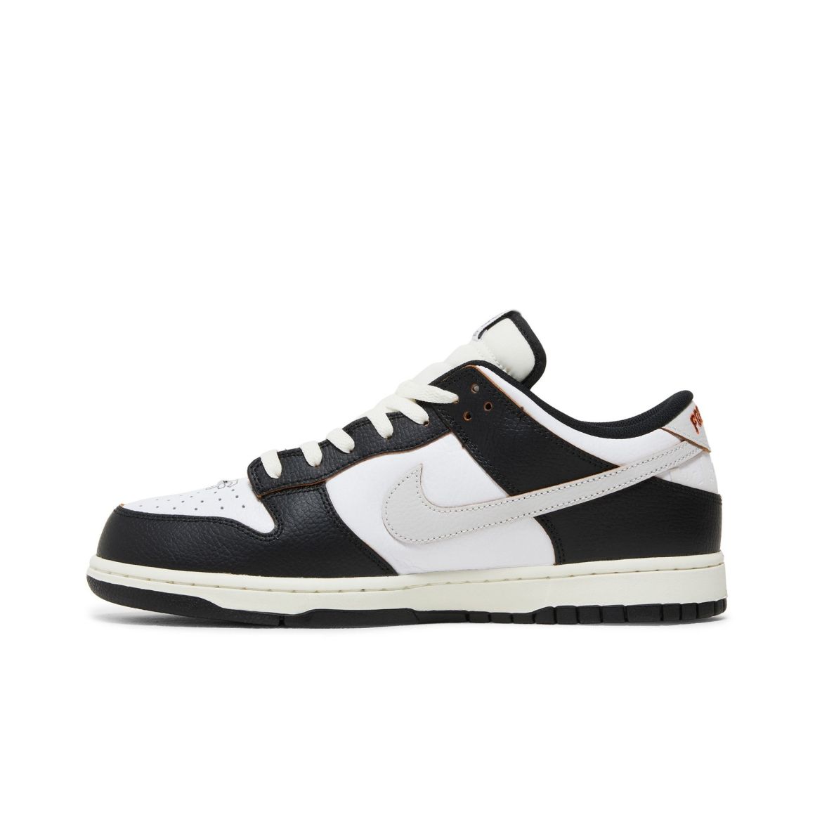 SB Dunk Low HUF San Francisco Sneakers – FD8775-001 – Black/White/Orange