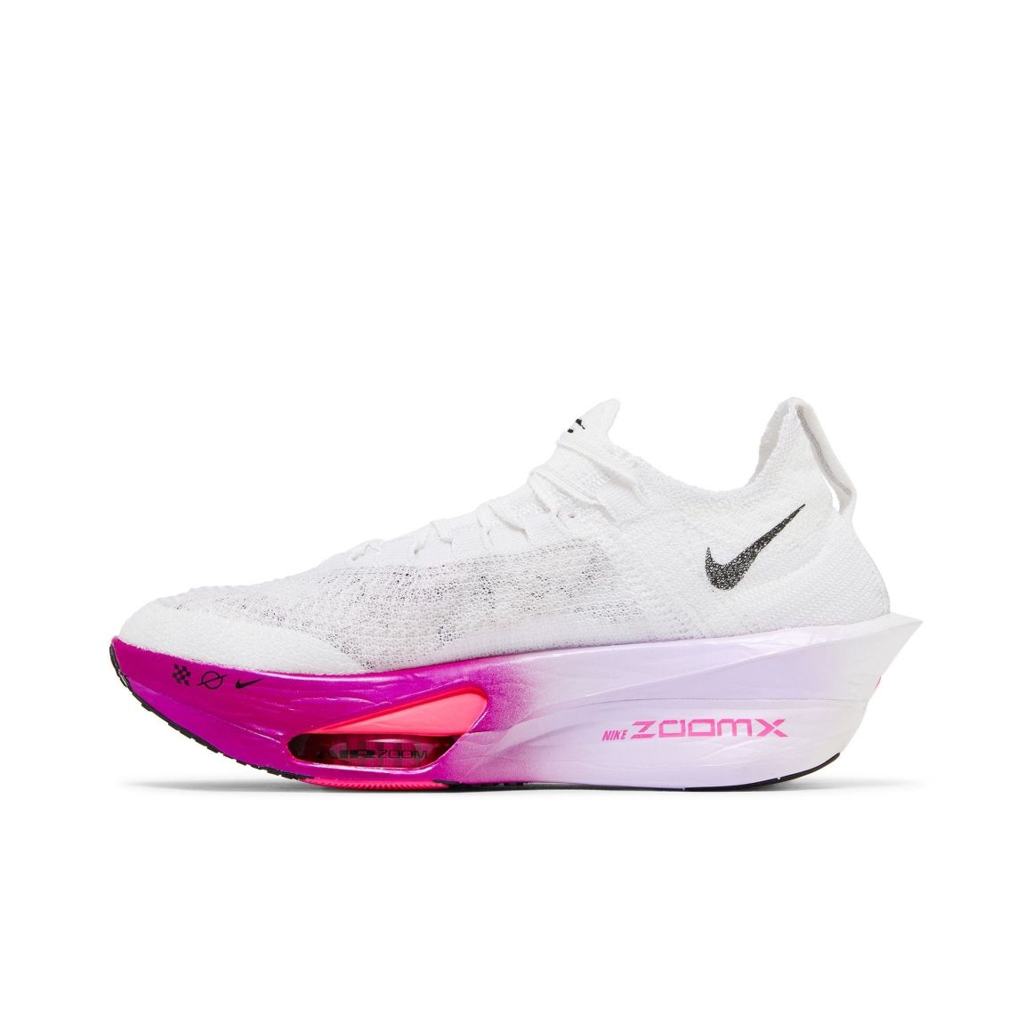 Air Zoom Alphafly Next% 3 FP Running Shoes – White Purple Agate – FD8311-100