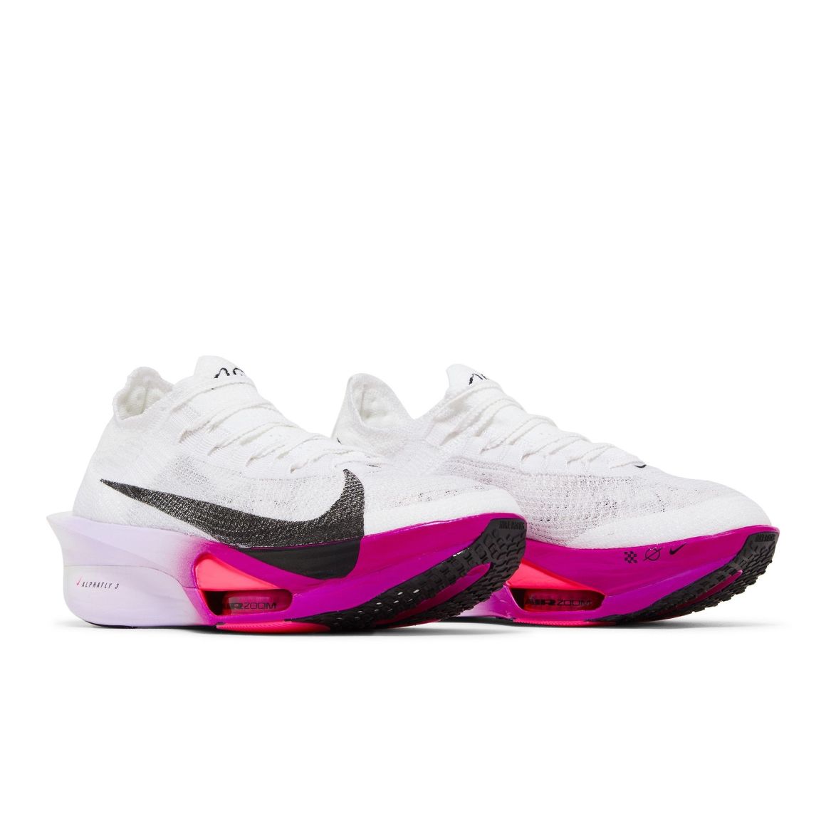 Air Zoom Alphafly Next% 3 FP Running Shoes – White Purple Agate – FD8311-100