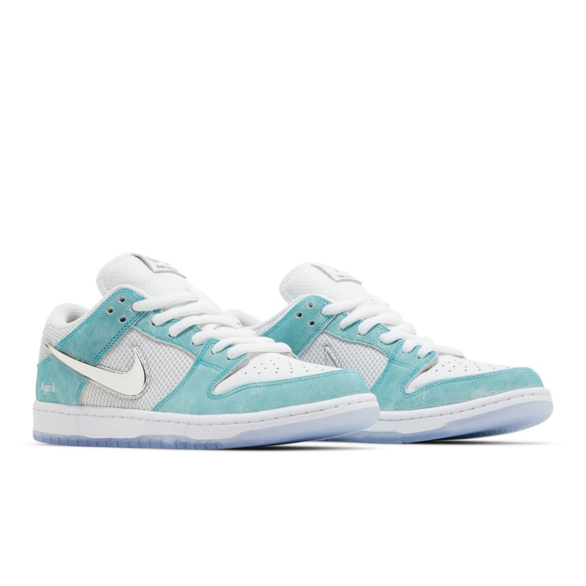 SB Dunk Low April Skateboards Sneakers – FD2562-400 – Turbo Green/Metallic Silver