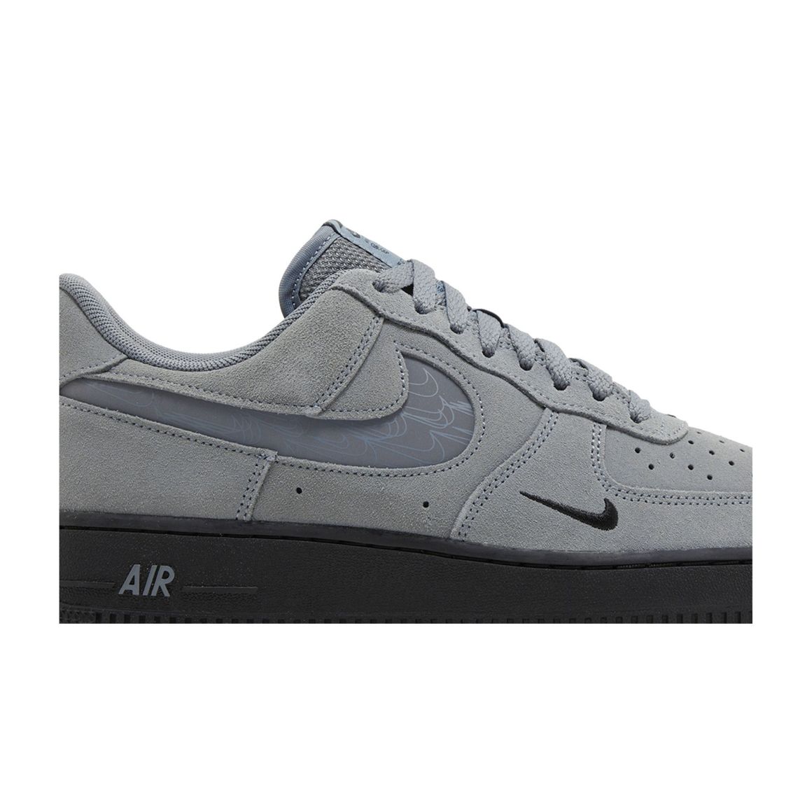 Air Force 1 Low ’07 LV8 Reflective Swoosh Cool Grey – DZ4514-002