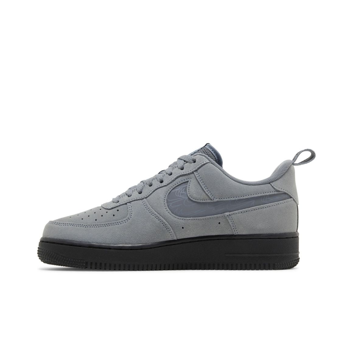 Air Force 1 Low ’07 LV8 Reflective Swoosh Cool Grey – DZ4514-002