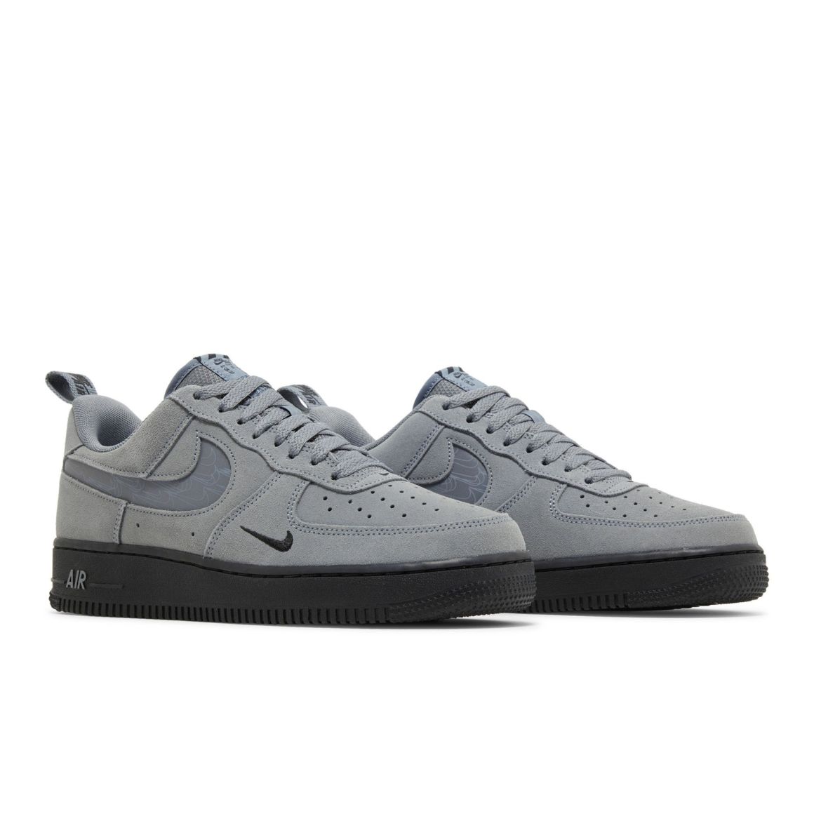 Air Force 1 Low ’07 LV8 Reflective Swoosh Cool Grey – DZ4514-002