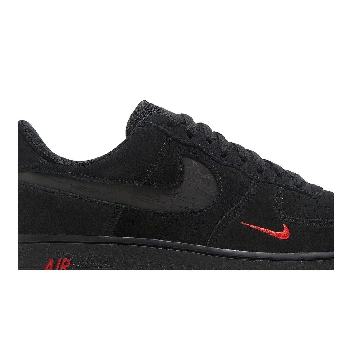 Air Force 1 Low Multi-Swoosh Black Crimson Sneakers – DZ4514-001