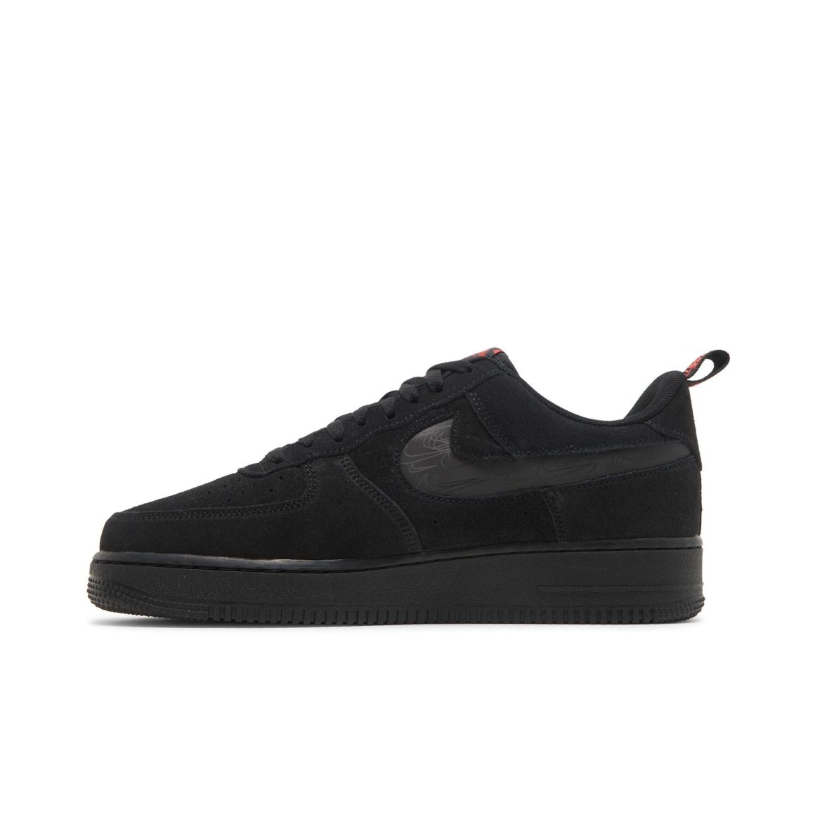 Air Force 1 Low Multi-Swoosh Black Crimson Sneakers – DZ4514-001