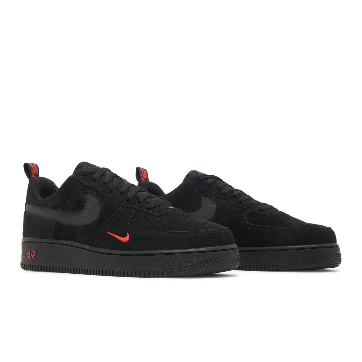 Air Force 1 Low Multi-Swoosh Black Crimson Sneakers – DZ4514-001