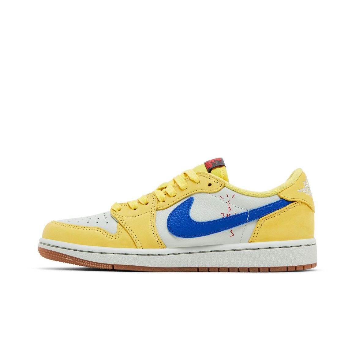 Women’s Jordan 1 Retro Low OG SP Travis Scott Canary Sneakers – DZ4137-700