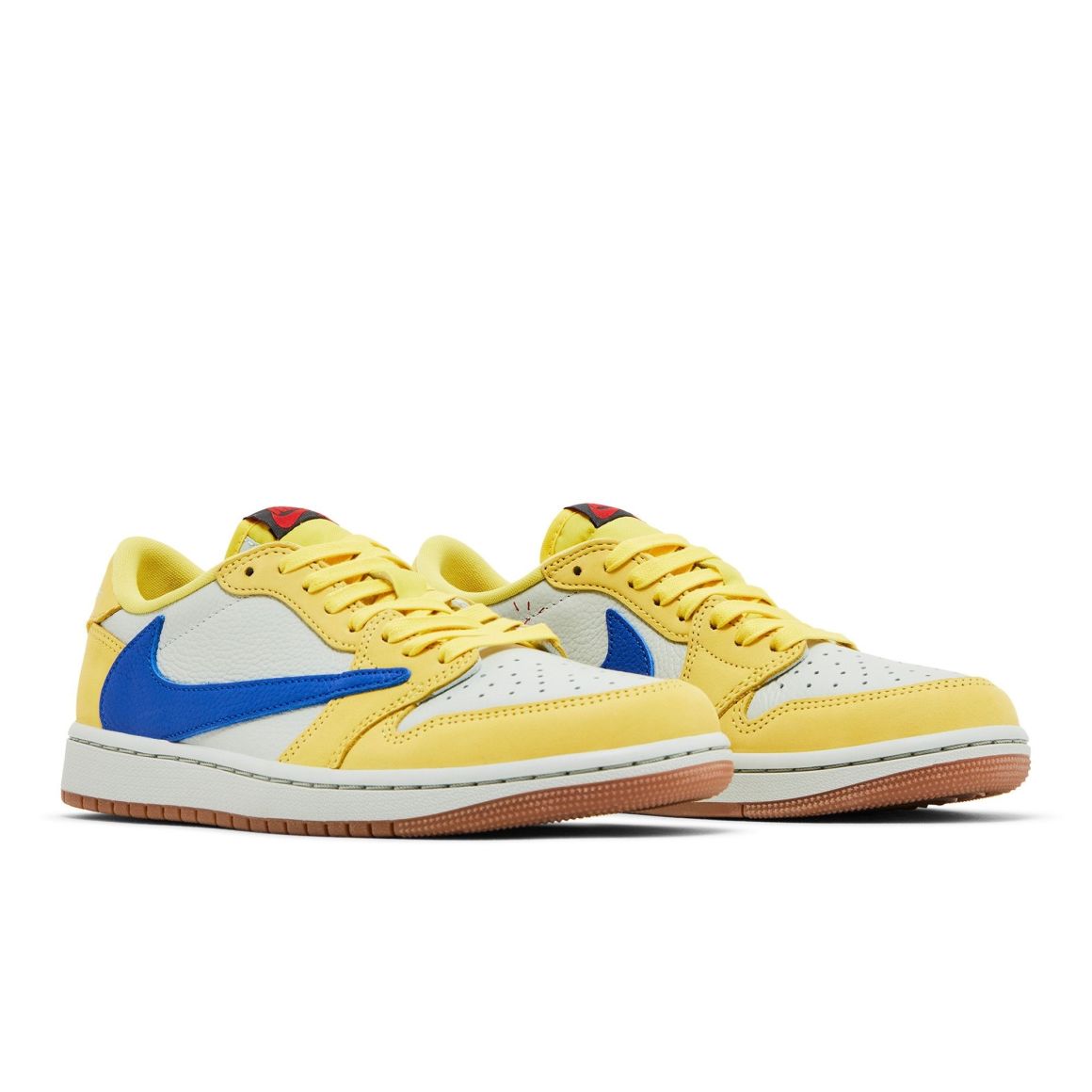 Women’s Jordan 1 Retro Low OG SP Travis Scott Canary Sneakers – DZ4137-700