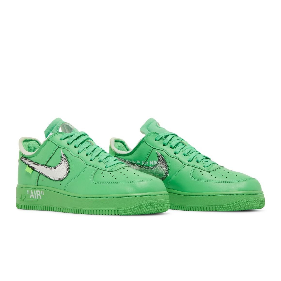 Air Force 1 Low Off-White Brooklyn – Light Green Spark/Metallic Silver – DX1419-300