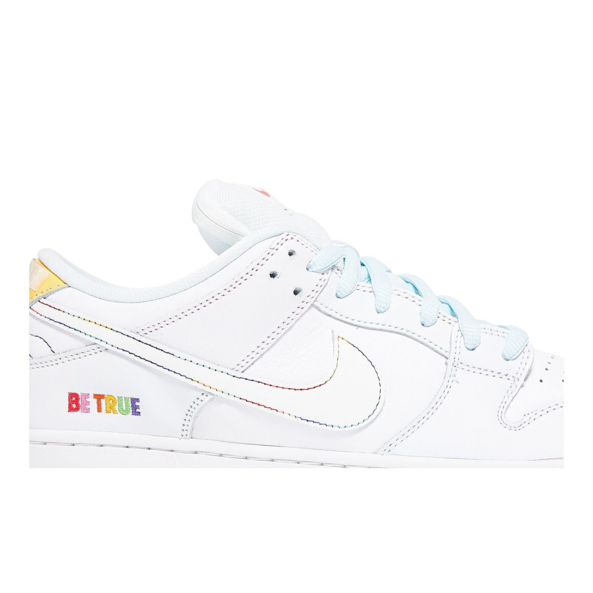 SB Dunk Low Pro Be True Sneakers – White/Multi – DR4876-100