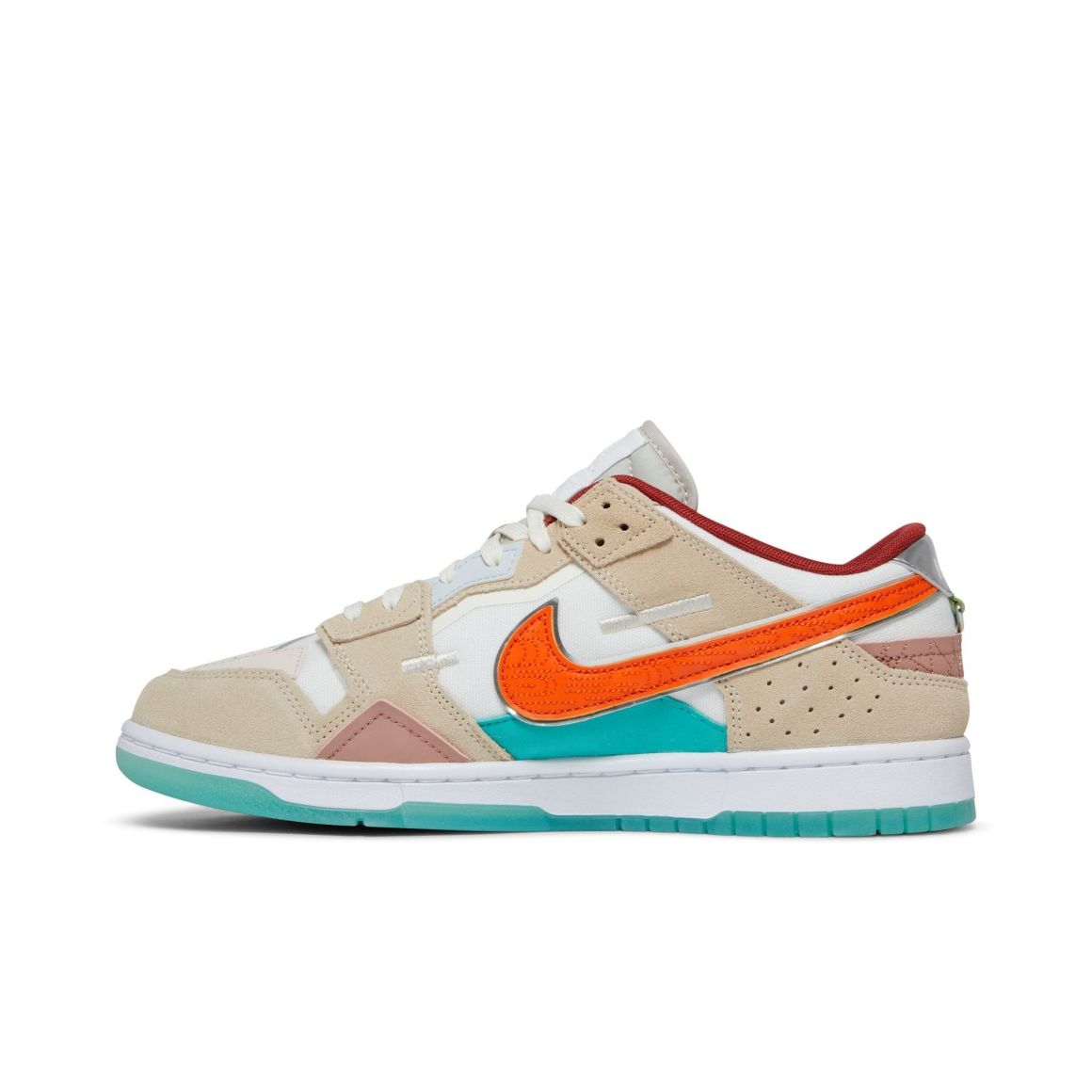 Dunk Low Scrap Shapeless, Formless, Limitless – DQ4975-181 – Khaki/White/Orange/Jade