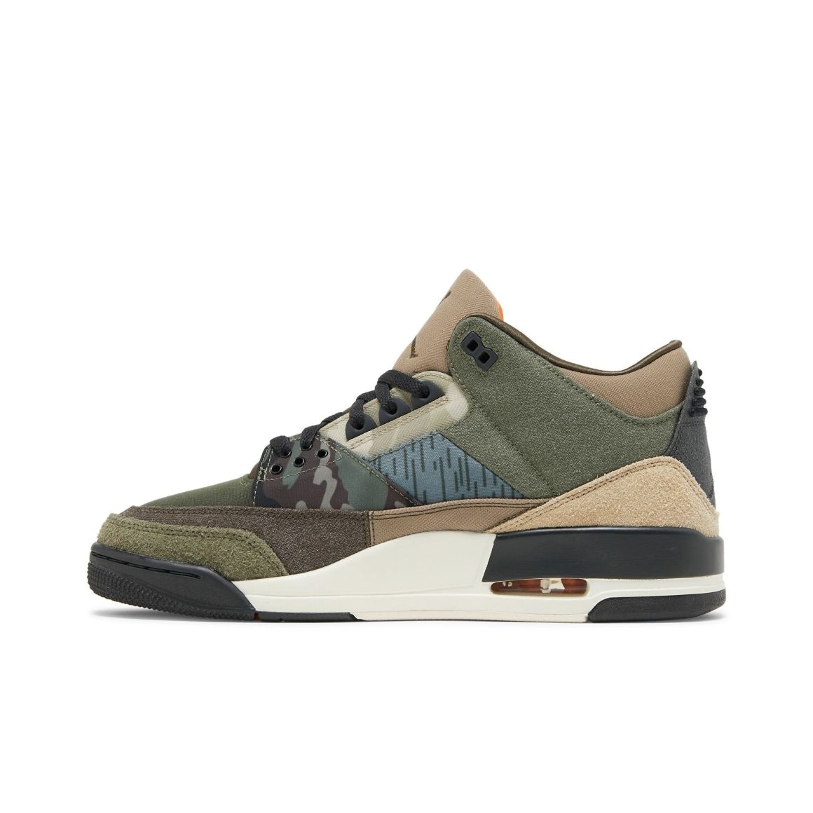 Air Jordan 3 Retro Patchwork Camo Sneakers – DO1830-200