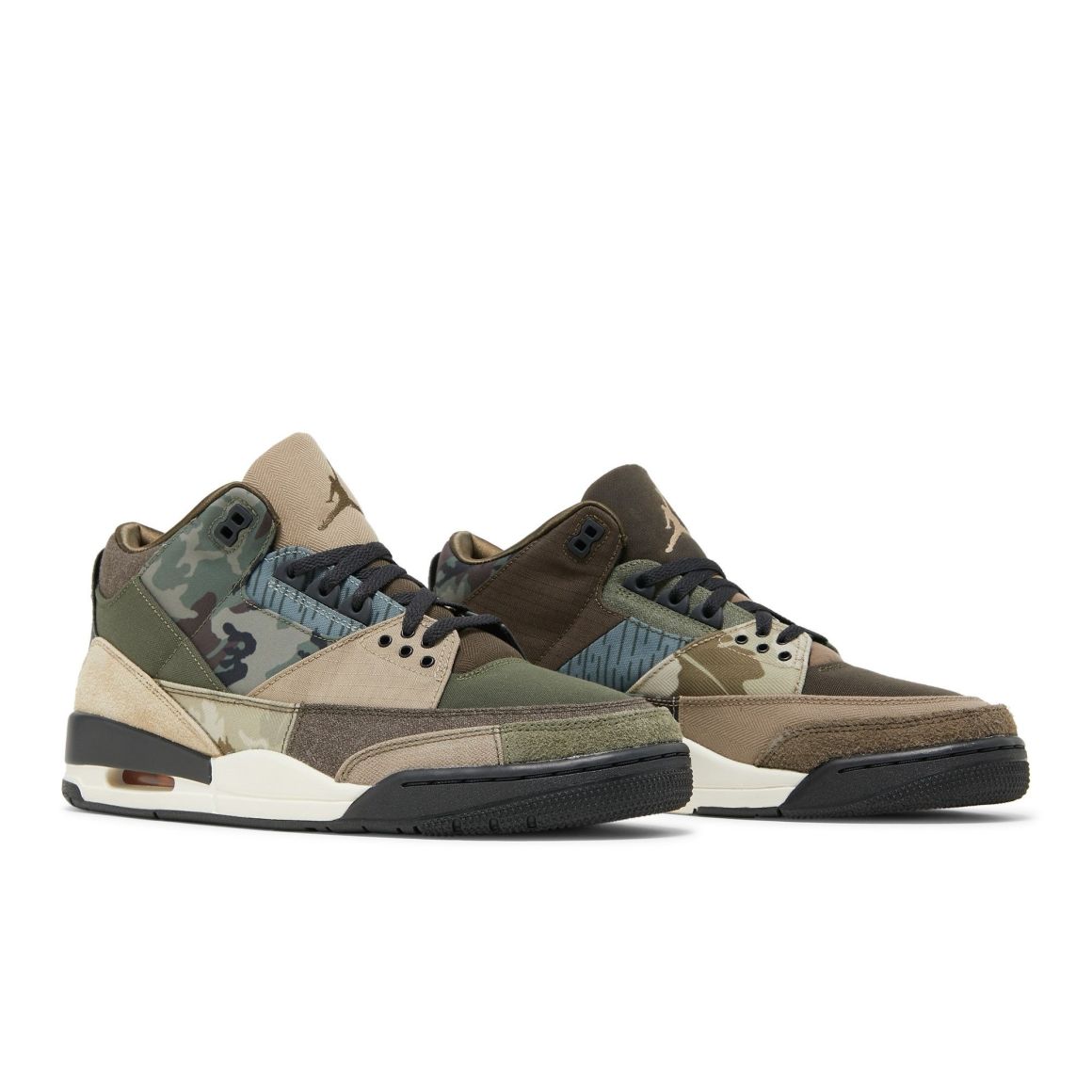Air Jordan 3 Retro Patchwork Camo Sneakers – DO1830-200